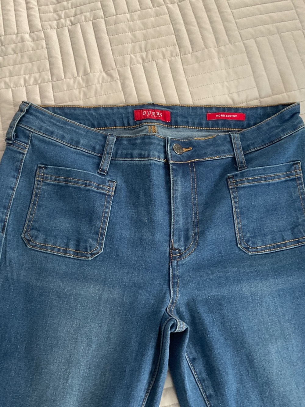 Guess Blue Jeans Mid-rise Bootcut